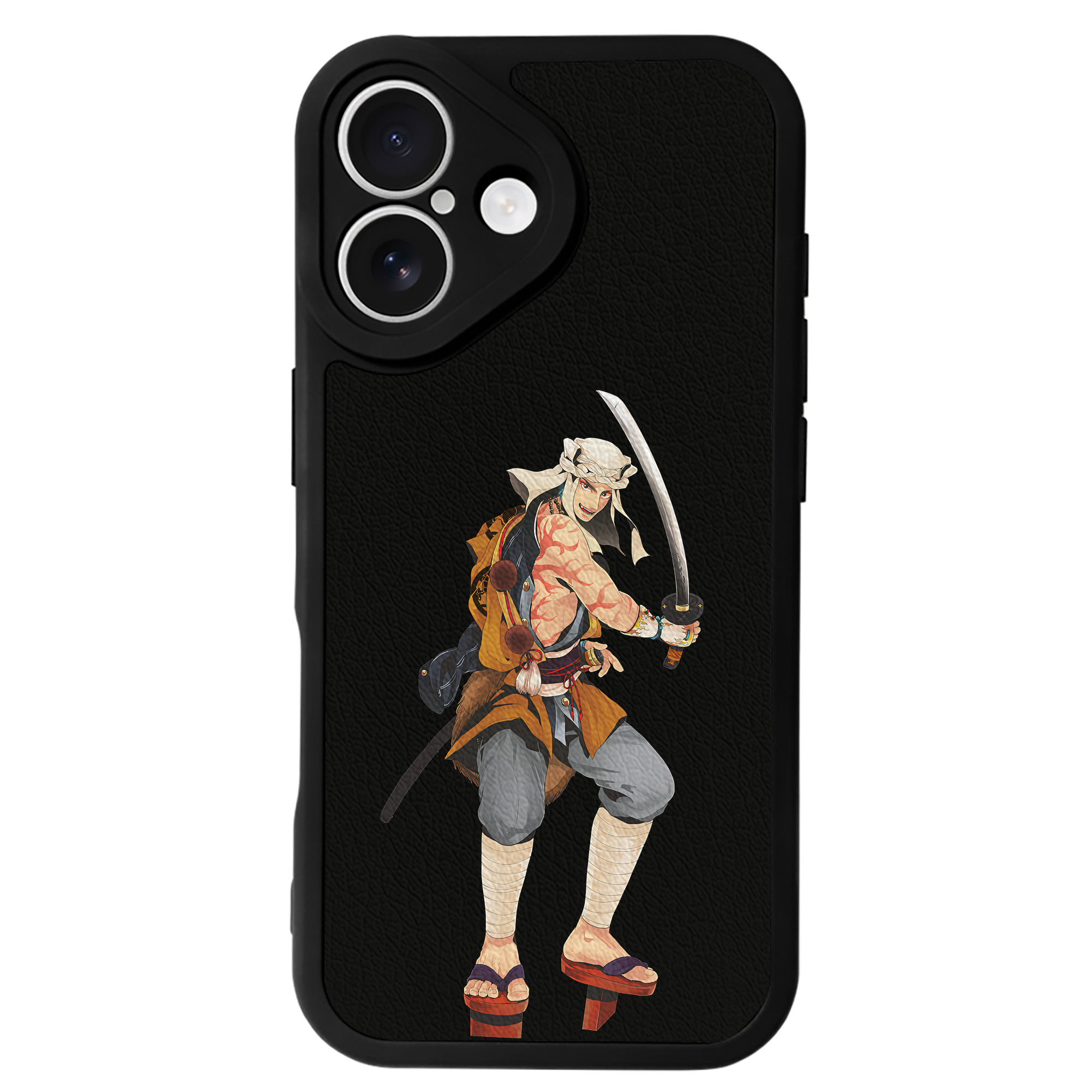 （画像用） 刀剣乱舞 Touken Ranbu 【iPhone 16シリーズ対応】シリコンスマホケース（レザー調） 材質：シリコン